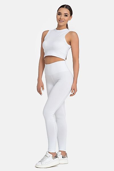 Evoni Leggings für Damen aus Baumwolle und Elasthan mit hohem Bund günstig online kaufen