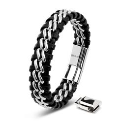 SERASAR Lederarmband "Flake" für Herren, mit günstig online kaufen