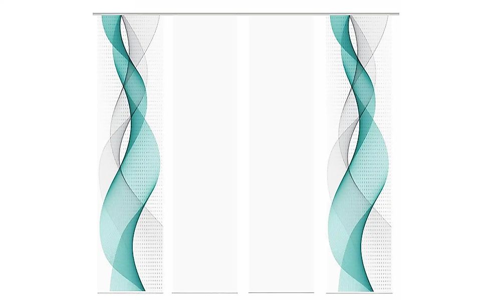 HOME WOHNIDEEN Schiebegardine "OPALIA 4ER SET" Paneelwagen 4 Stk. tlg. HxB: günstig online kaufen