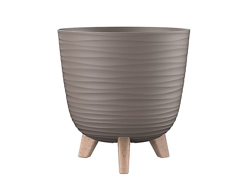 Engelland Blumentopf Pflanztopf mit Füßen (Vorteils-Set, 1 St., robuster PP günstig online kaufen