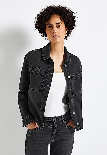 STREET ONE Jeansjacke mit Knopfleiste günstig online kaufen