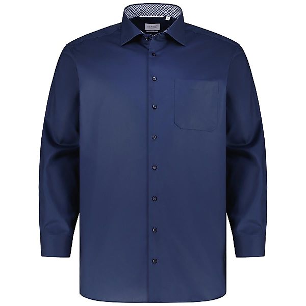 ETERNA Businesshemd, langarm, bügelfrei Farbe jeansblau Größe: 46 günstig online kaufen