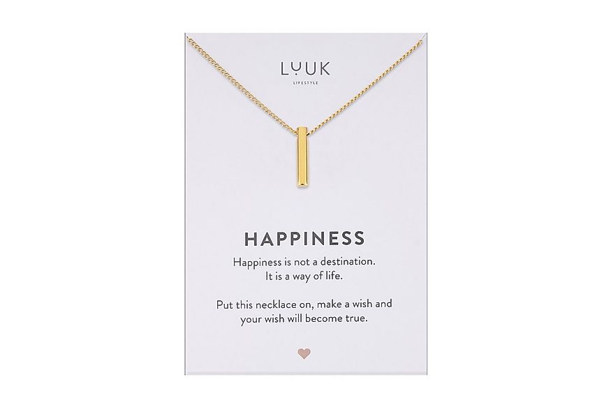 LUUK LIFESTYLE Kette mit Anhänger Minimalist Stick, Halskette mit Stab Anhä günstig online kaufen