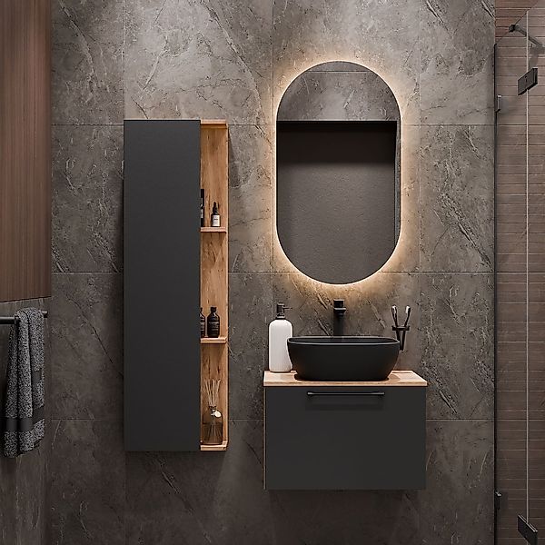 Planetmöbel Badmöbel-Set Astra, (Badezimmer Möbel im günstig online kaufen