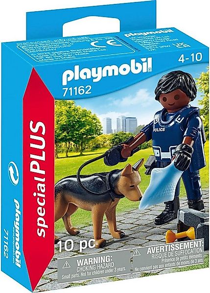 Playmobil® Polizist mit Spürhund (71162), Special Plus Konstruktions-Spiels günstig online kaufen