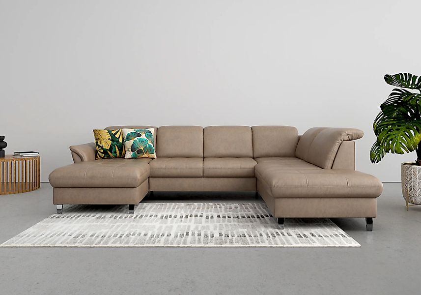 sit&more "Maggiore U-Form" wahlweise mit Kopfteilverstellung, Bettfunktion günstig online kaufen