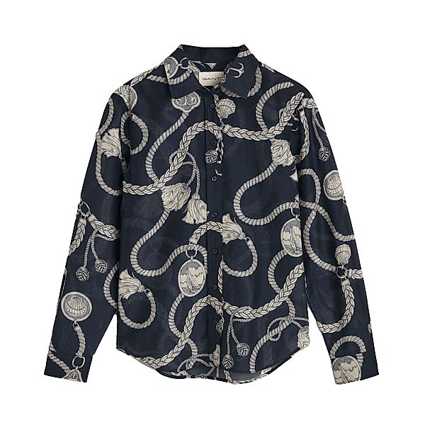 Gant Langarmbluse 4300456 Damen Sailing Print günstig online kaufen