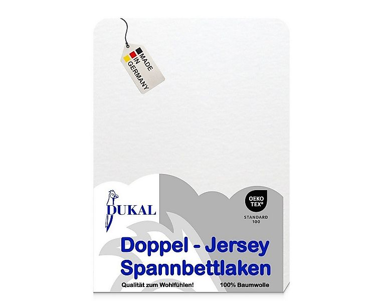 DUKAL Spannbettlaken Kinderspannbettlaken, 32 verschiedene Farben, 100% Bau günstig online kaufen