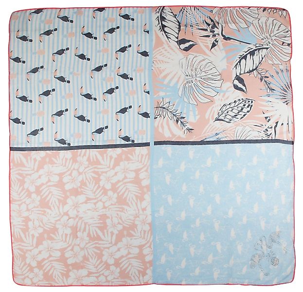 Vanessa & Melissa Modetuch Leichter Damen Schal, quadratisches Tuch mit, ex günstig online kaufen