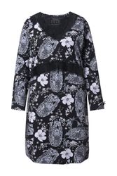Ulla Popken Nachthemd TruYou Nachthemd Rosen günstig online kaufen