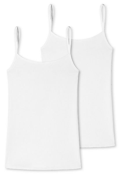 uncover by SCHIESSER Spaghettitop Uncover Cotton tiefer Rundhalsausschnitt, günstig online kaufen
