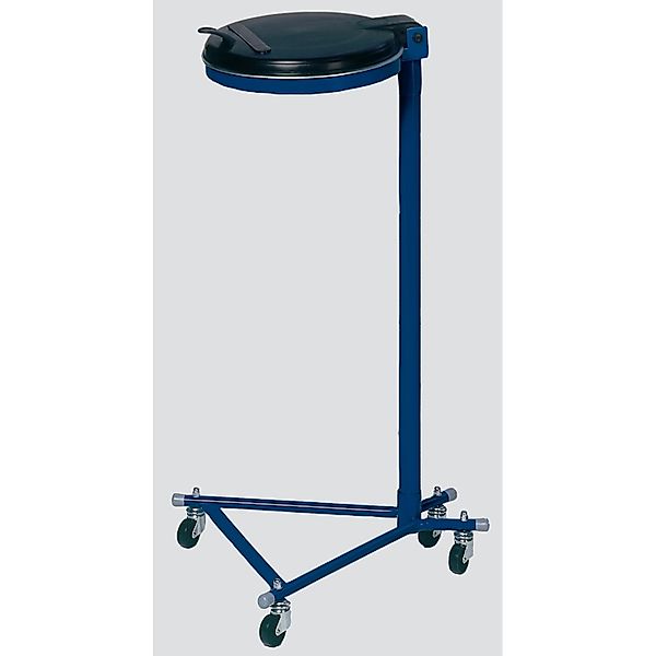 PROREGAL Robuster Einzel Abfallsammler Mit Kunststoff Deckel Mit 4 Rollen 3 günstig online kaufen