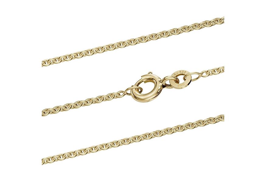 HOPLO Goldkette Vergoldete Ankerkette Halskette 1,5 mm 40 cm 925 Silber 1my günstig online kaufen