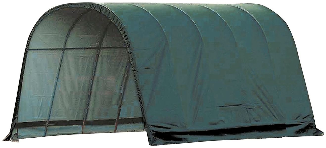 ShelterLogic Foliengerätehaus "Weidezelt, Zeltgarage, Run-In-Shed" Grün, 61 günstig online kaufen