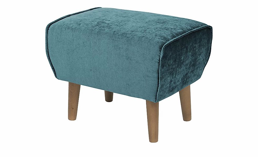 SOHO Hocker  Ellinor ¦ türkis/petrol ¦ Maße (cm): B: 56 H: 46 T: 41.0 Polst günstig online kaufen