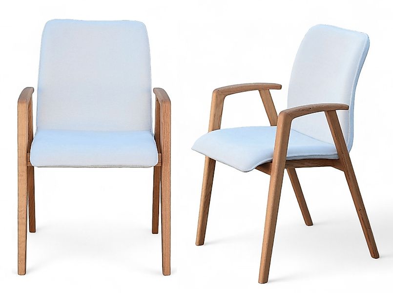 Home affaire Armlehnstuhl "Loreen Esszimmerstuhl, Polsterstuhl, Designstuhl günstig online kaufen