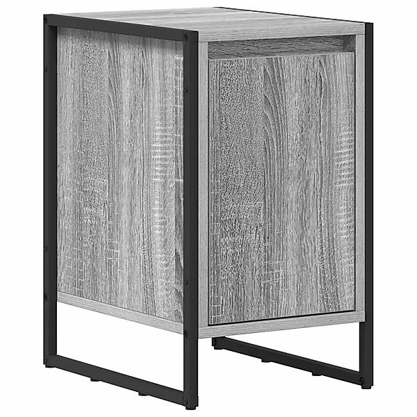 vidaXL Nachttisch Graues Sonoma 39,5 x 30 x 50 cm Holzwerkstoff 886648 günstig online kaufen