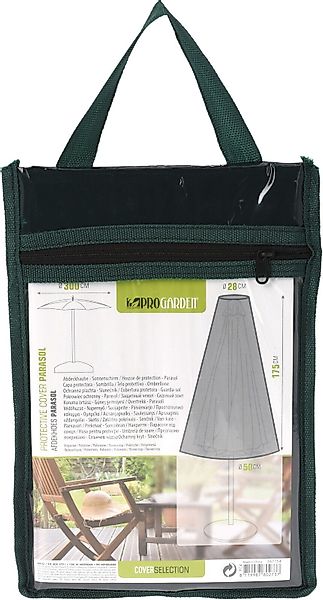 Progarden Sonnenschirm-Schutzhülle Grau (1-St), Sonnenschirmhülle, Sonnensc günstig online kaufen