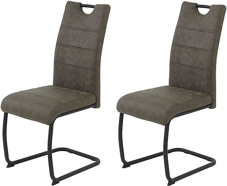 HELA Freischwinger "DUNJA", (Set), 2 St., Schwingstuhl; Vintage Optik; mit günstig online kaufen