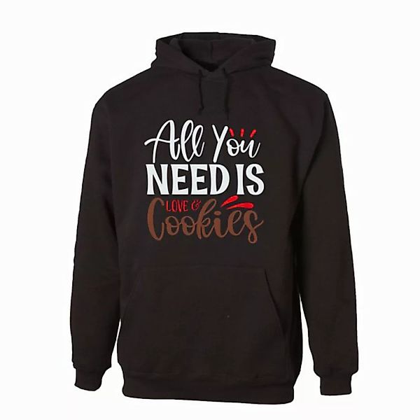 G-graphics Hoodie All you need is love and cookies Unisex mit trendigem Fro günstig online kaufen