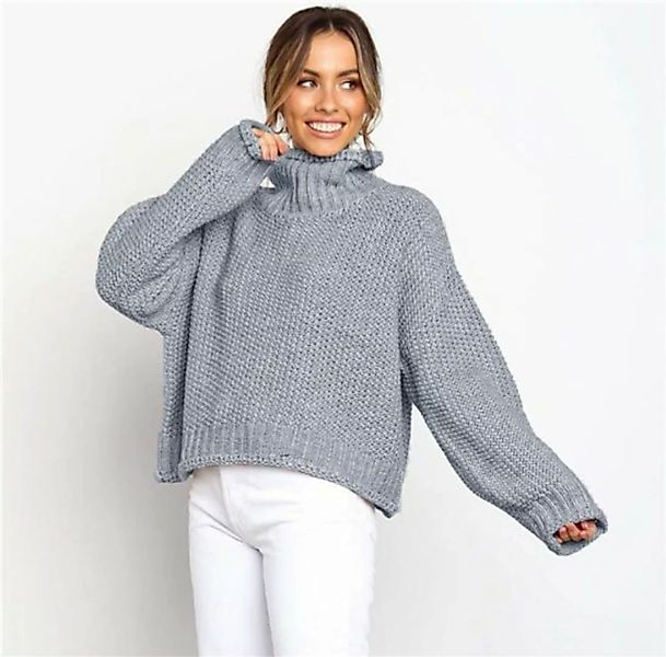 RUZU UG Strickpullover pullover damen Strickpullover Strickoberteile modisc günstig online kaufen