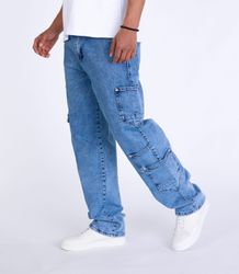 Denim House Loose-fit-Jeans Herren Baggy Cargo günstig online kaufen