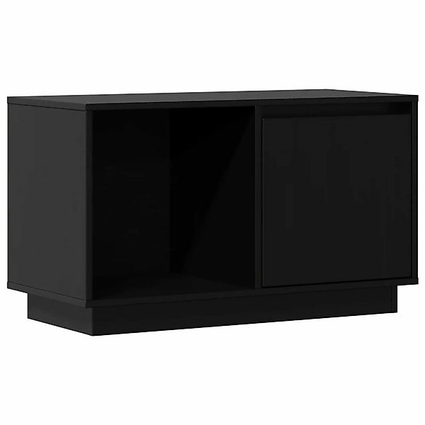 VidaXL TV-Schrank Schwarz 74x35x44 cm Massivholz Kiefür günstig online kaufen