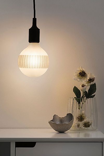 Paulmann LED-Leuchtmittel Globe 125mm Ringspiegel Schwarz günstig online kaufen
