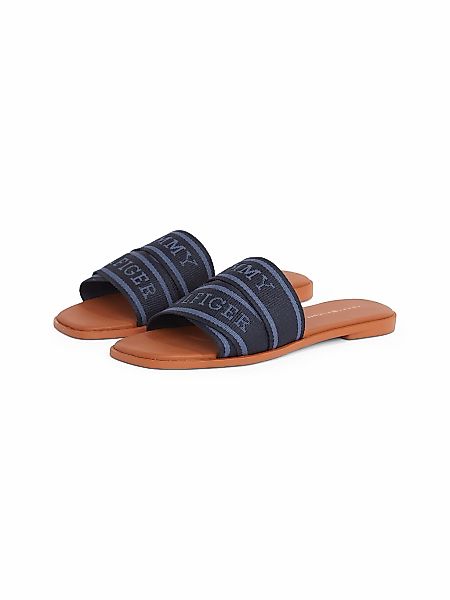 Tommy Hilfiger Pantolette "TOMMY HILFIGER WEBBING MULE", Blockabsatz, Somme günstig online kaufen