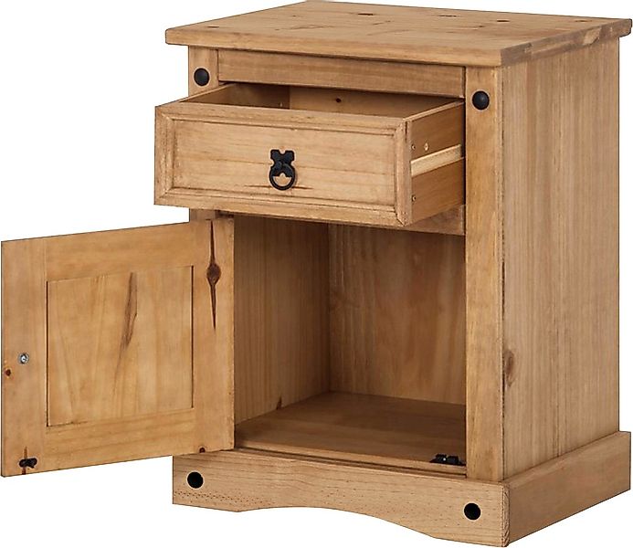 Möbilia Nachtkommode im Landhaus-Stil günstig online kaufen