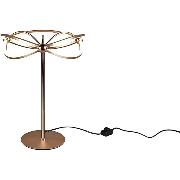 Trio LED Tischleuchte Charivari Messing matt 500 mm x 410 mm x 410 mm günstig online kaufen