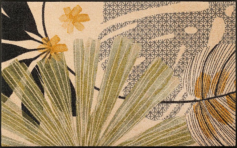 wash+dry by Kleen-Tex Teppich "Garden Soul" rechteckig 7 mm Höhe günstig online kaufen