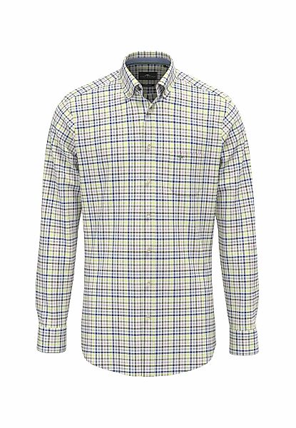 FYNCH-HATTON Karohemd "Multicolor Washed Oxford" normale Passform, aus Baum günstig online kaufen