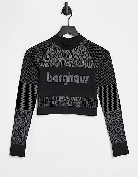 Berghaus – Zhora – Langärmliges Shirt in Schwarz günstig online kaufen
