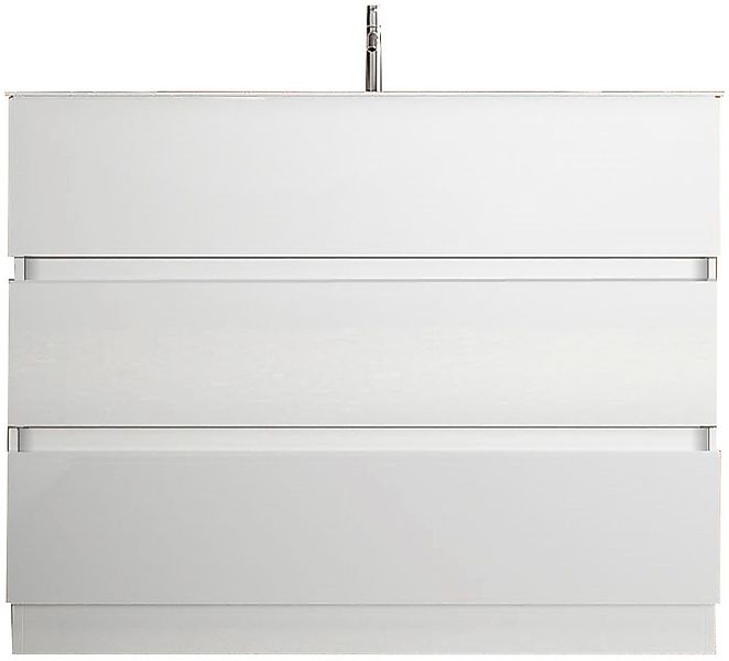 welltime Waschtisch "Start, Breite 100 cm, 2 bzw. 3 Schubkästen" Badmöbel, günstig online kaufen