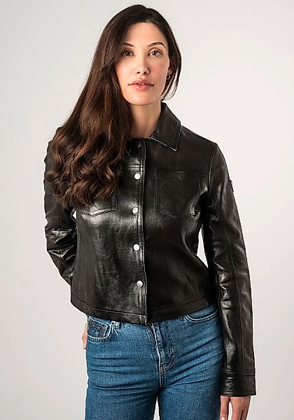 Mauritius Lederjacke "MWLefei" mit Brusttaschen günstig online kaufen