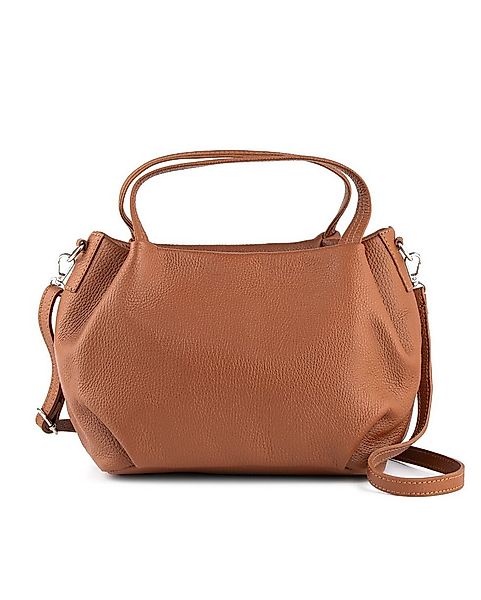 Caspar Henkeltasche Damen Leder Handtasche Schultertasche - PREMIUM LINE - günstig online kaufen