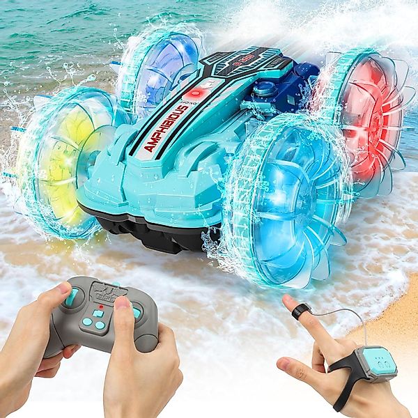 POPOLIC RC-Auto Amphibienfahrzeug Ferngesteuertes Auto,Spielzeug-Auto (Gesc günstig online kaufen