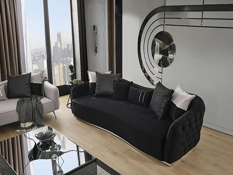 JVmoebel 4-Sitzer Sofa 4 Sitzer Luxus Designer Luxus Möbel Wohnzimmer Moder günstig online kaufen