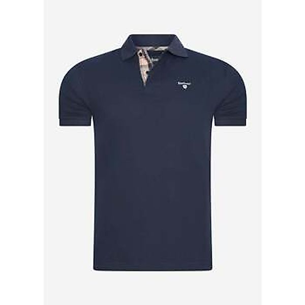 Barbour  T-Shirts & Poloshirts tartan pique polo - new navy günstig online kaufen