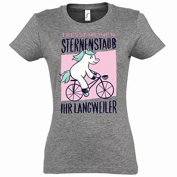 Youth Designz T-Shirt Frisst meinen Sternenstaub" Damen Shirt mit modischem günstig online kaufen
