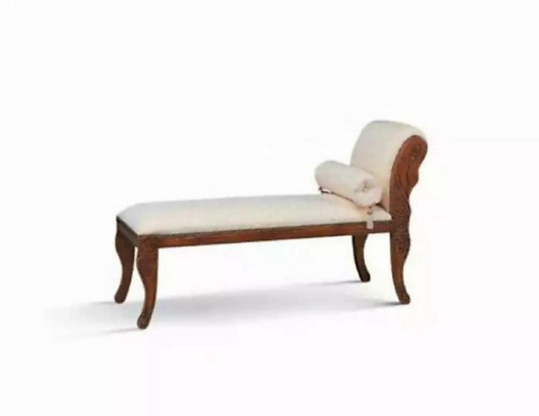 JVmoebel Chaiselongue Klassisch Chaiselounge Italienische Möbel Liege Weiß günstig online kaufen