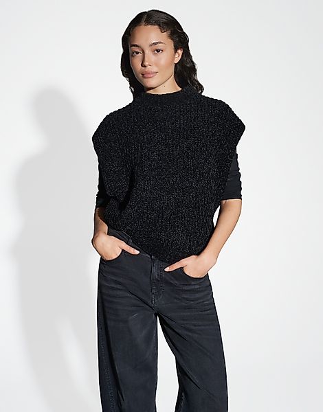 OPUS Pullunder PEXTO Loose aus Chenillegarn günstig online kaufen