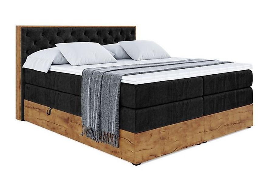 ALTDECOR Boxspringbett LOLLI3 KING (Multipocket-Matratze H4, H3 Matratze Bo günstig online kaufen