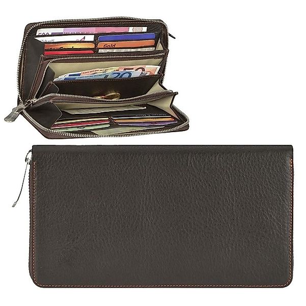 Sonnenleder Geldbörse Saale, Damenbörse, Portemonnaie 20x11cm, günstig online kaufen