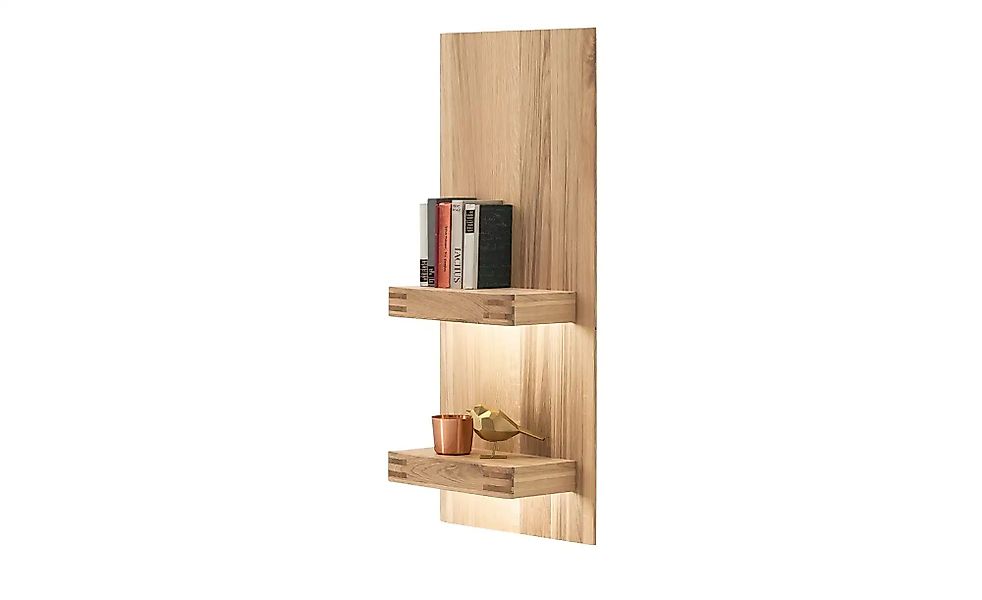 Woodford Wandregal  Monta ¦ holzfarben ¦ Maße (cm): B: 50 H: 115 T: 25.0 Re günstig online kaufen