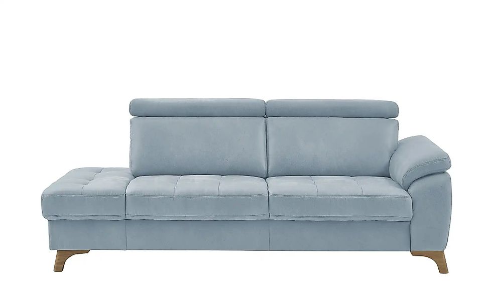 meinSofa Recamiére  Chloris ¦ blau ¦ Maße (cm): B: 221 H: 107 T: 102.0 Pols günstig online kaufen