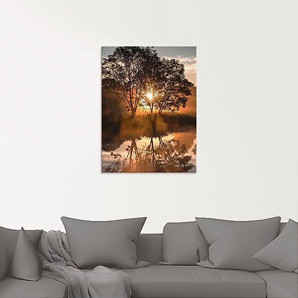 Artland Glasbild »Früh morgens, wenn der Tag erwacht«, Gewässer, (1 St.), i günstig online kaufen