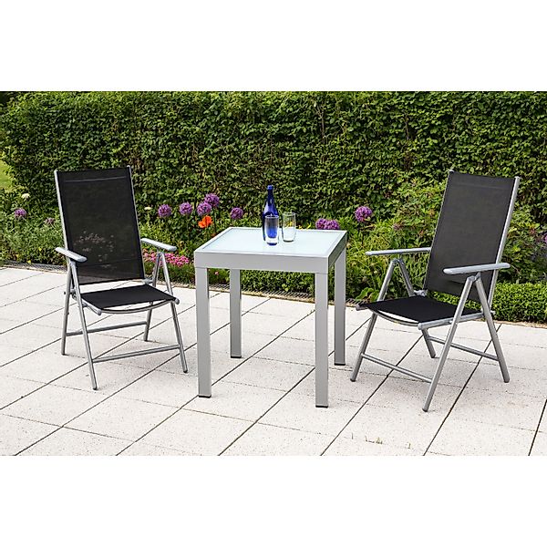 MERXX Balkonset "Amalfi", mit ausziehbarem Tisch: 65/ 130 cm günstig online kaufen