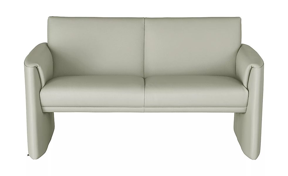 Ledersofa, niedrig - grau - 143 cm - 73 cm - 86 cm - Polstermöbel > Sofas > günstig online kaufen